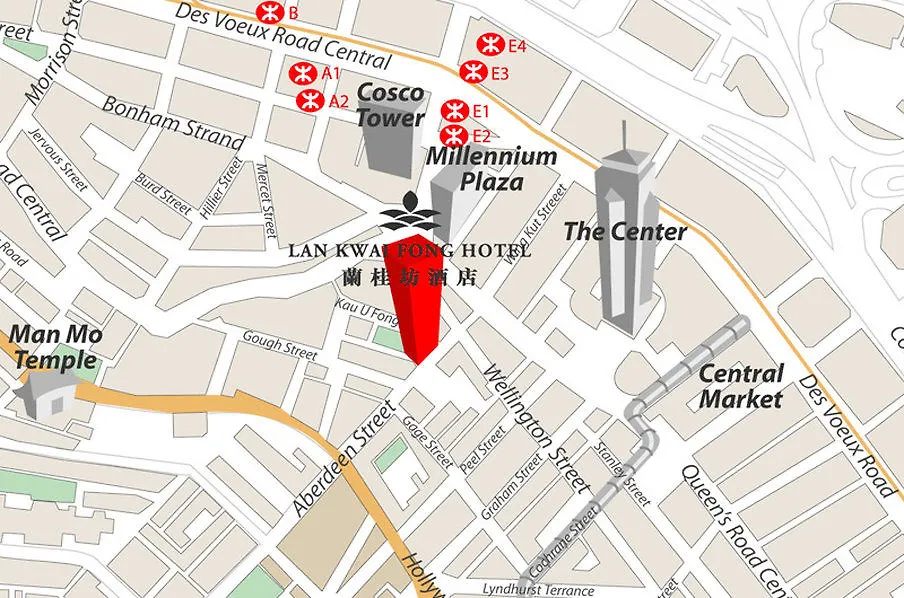 Lan Kwai Fong Hotel - Kau U Fong Hong Kong